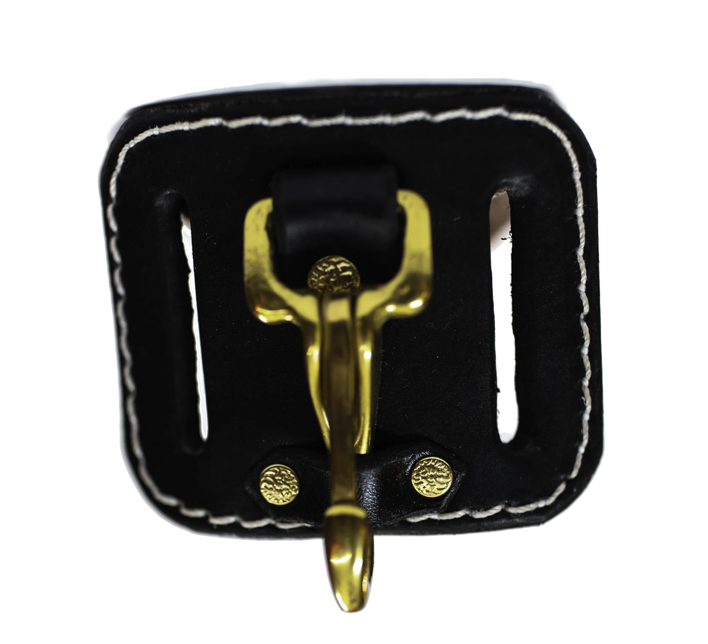 Leather Beltloop Keychain Holder - black