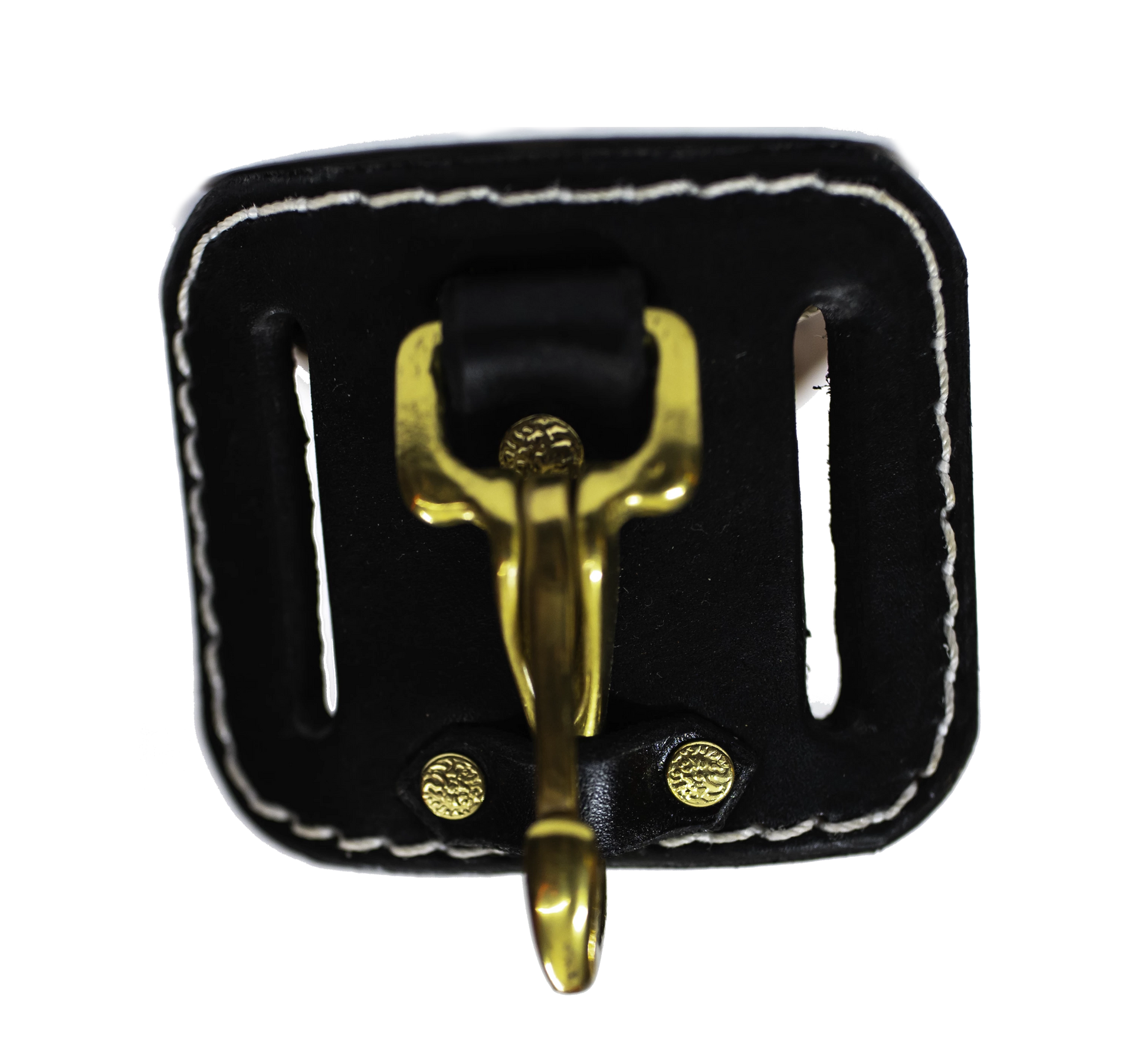 Leather Beltloop Keychain Holder - black