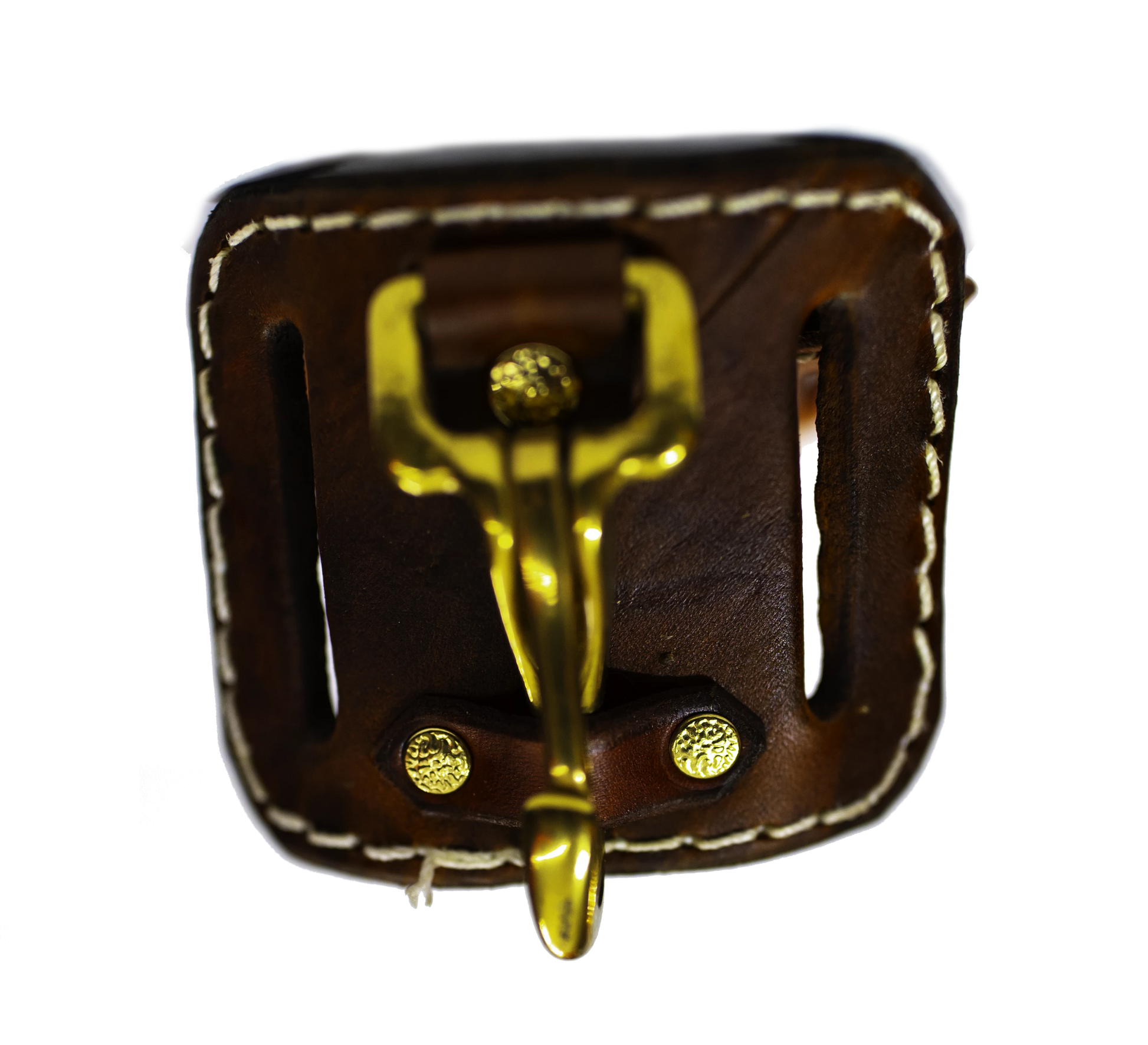Leather Beltloop Keychain Holder - Brown