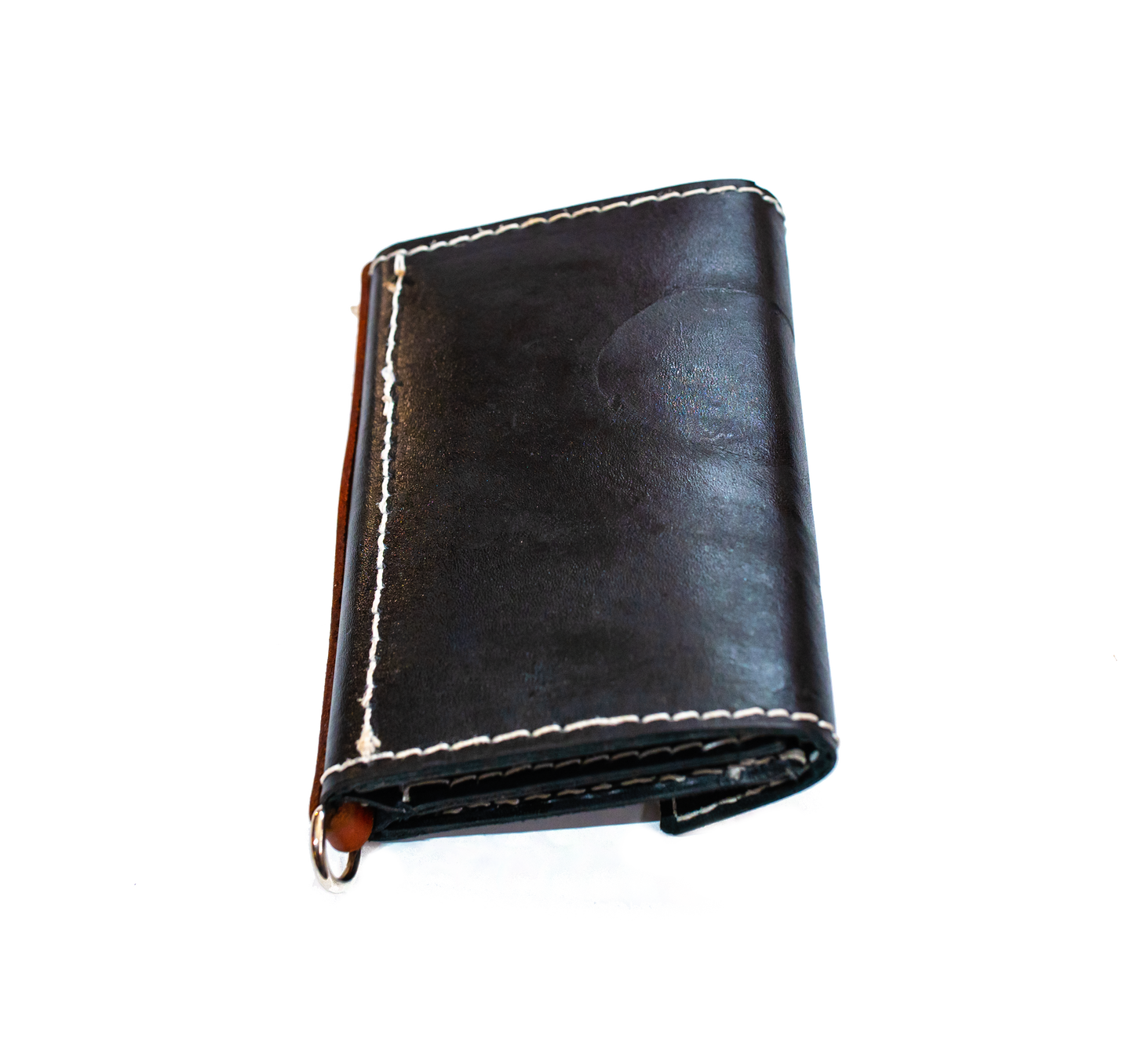 Black Leather Wallet - back