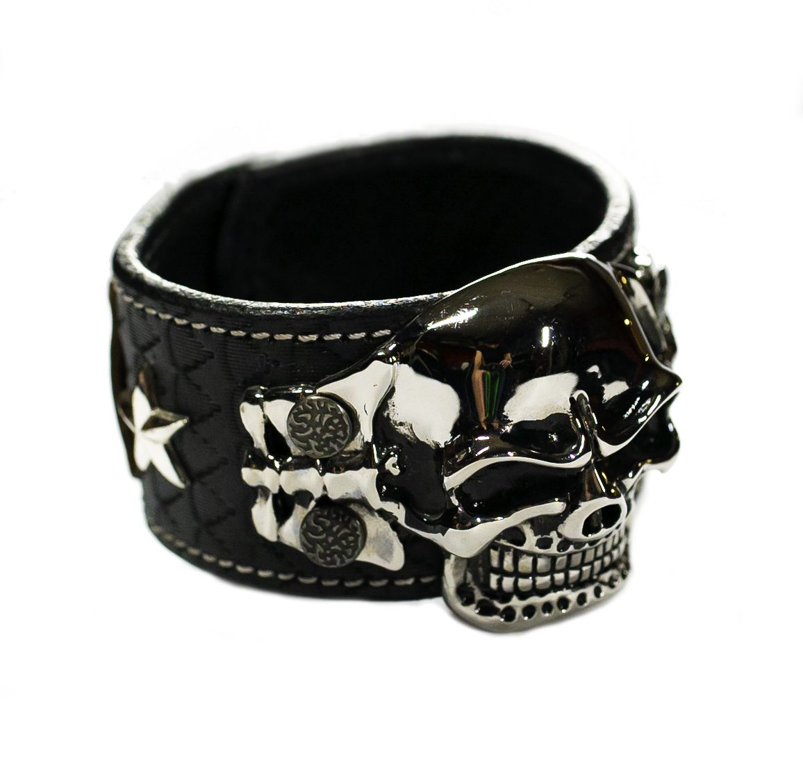 The Big Skull Black Leather
