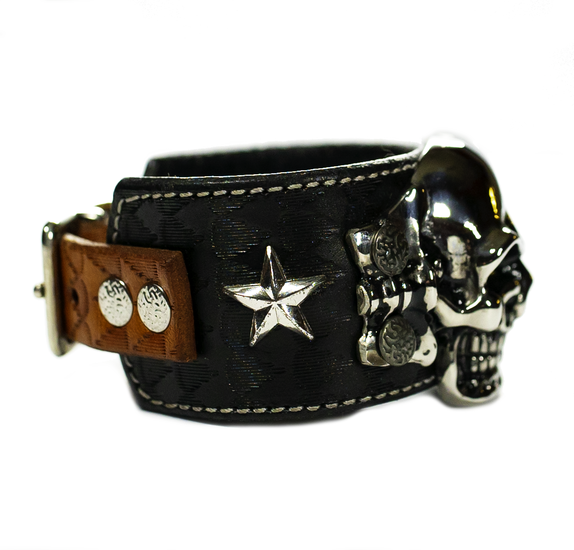 The Big Skull Black Leather