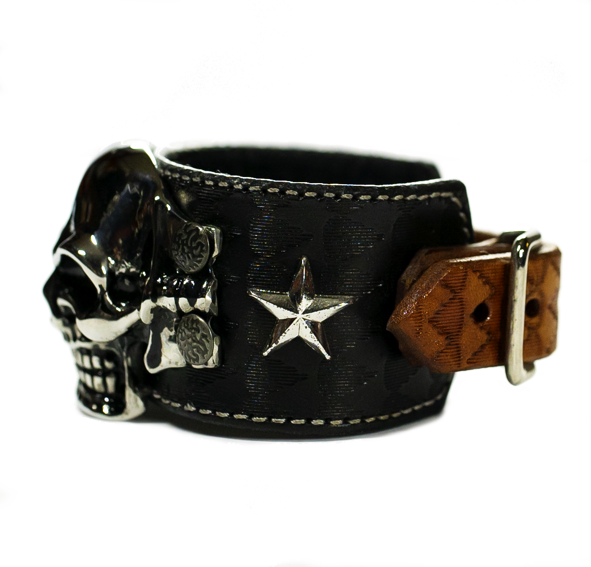 The Big Skull Black Leather