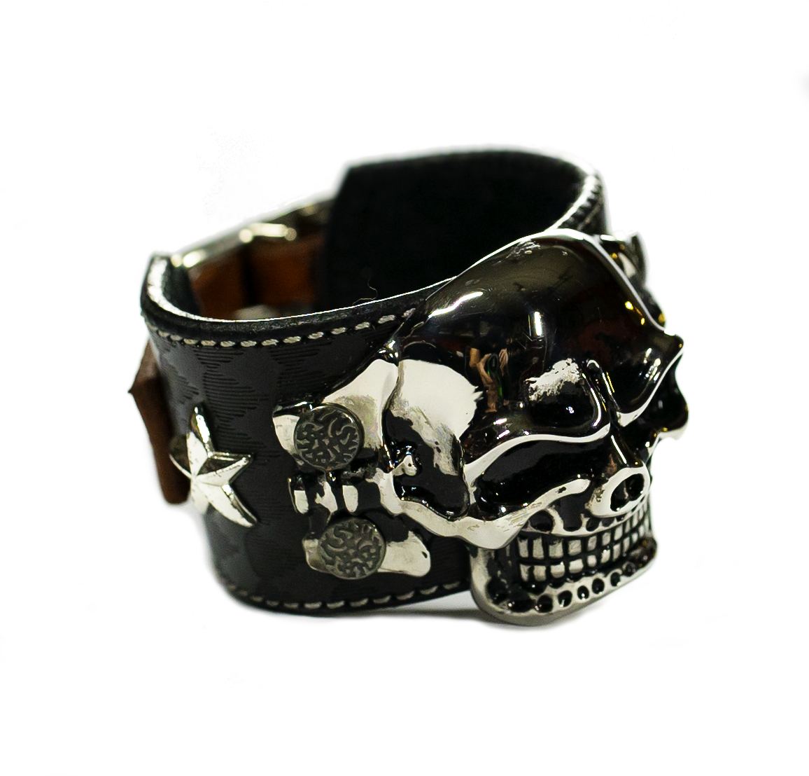 The Big Skull Black Leather