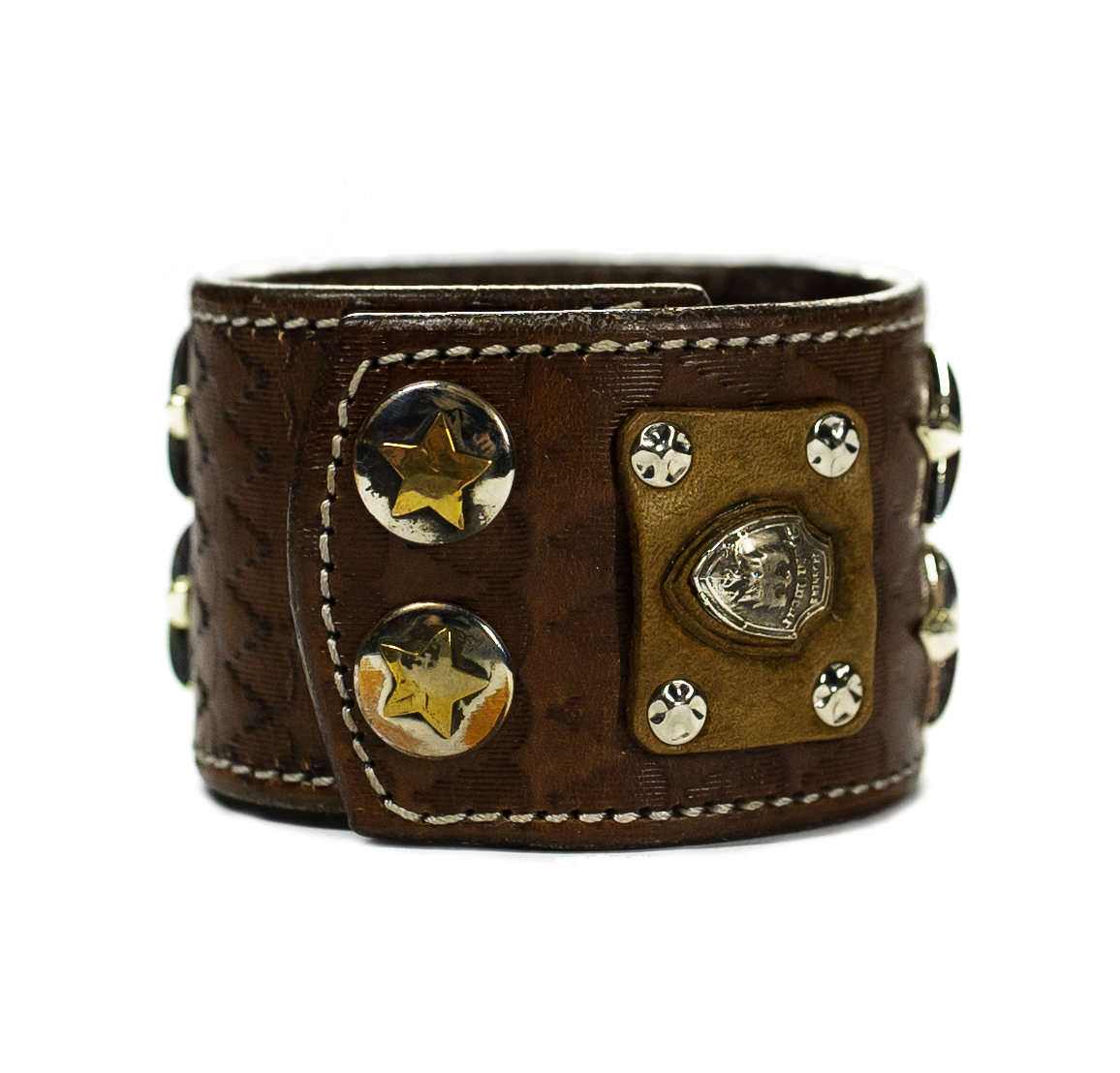 The Big Skull Dark Brown Leather