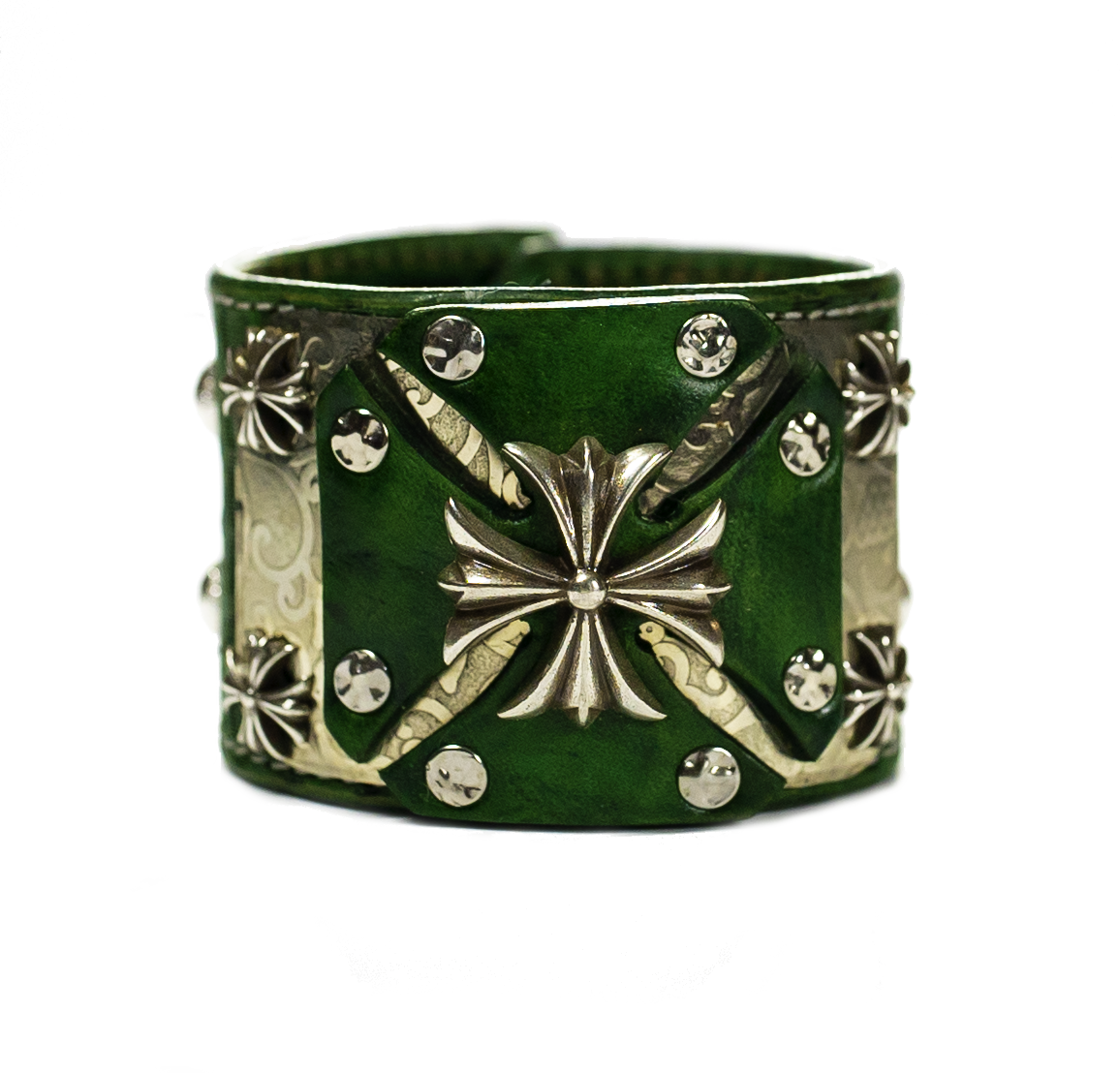Sir Charles - Green on Green Leather