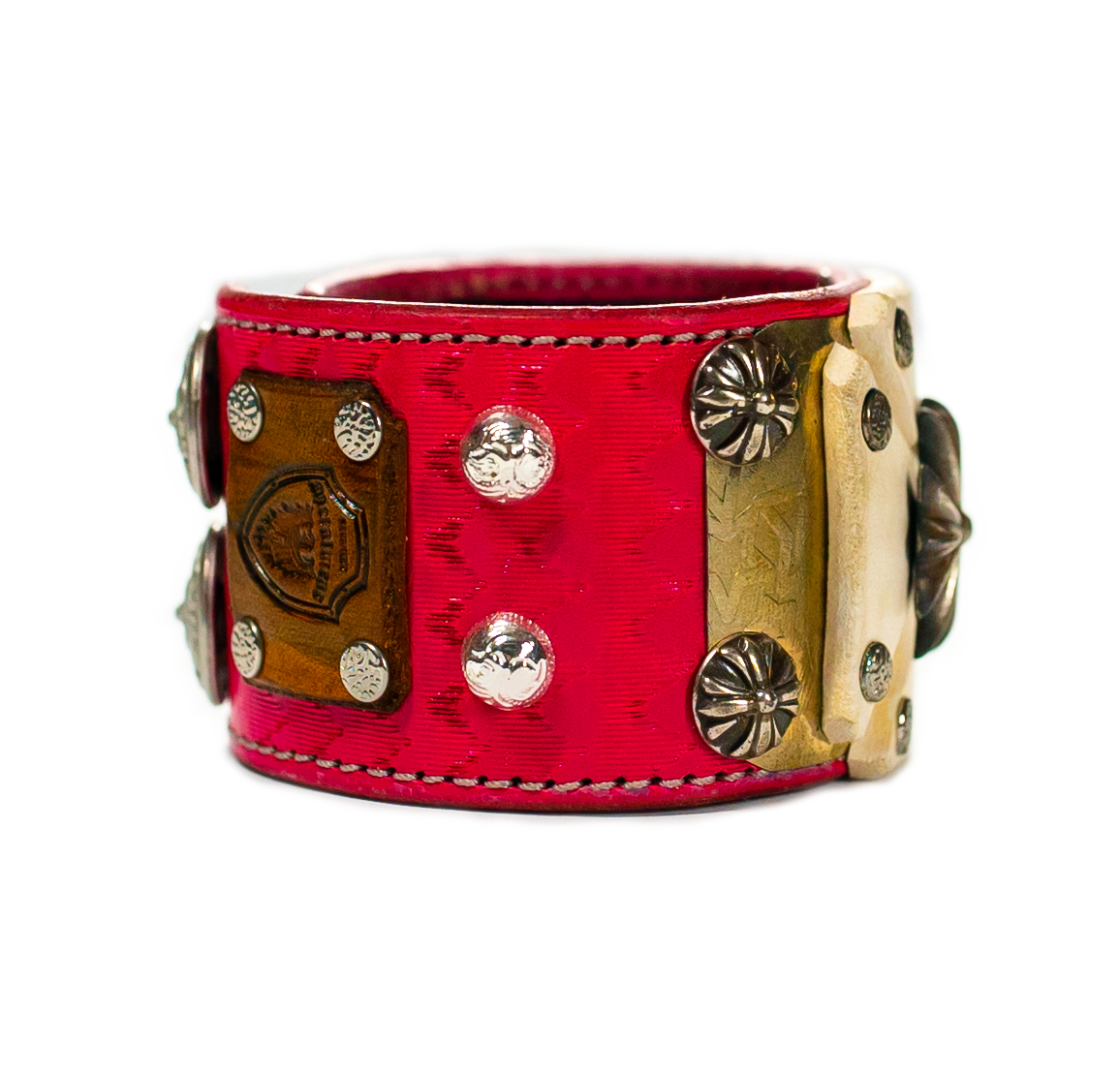 Sir Charles - White on Pink Leather