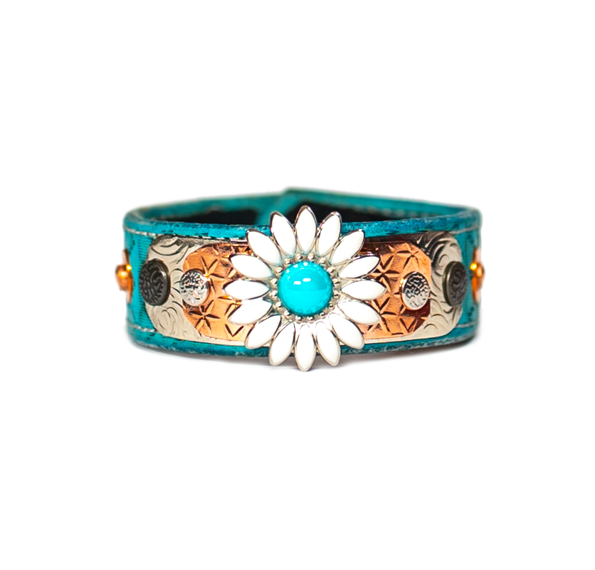 The Maiden Turquoise Leather