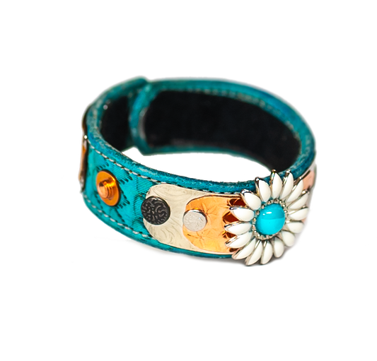 The Maiden Turquoise Leather