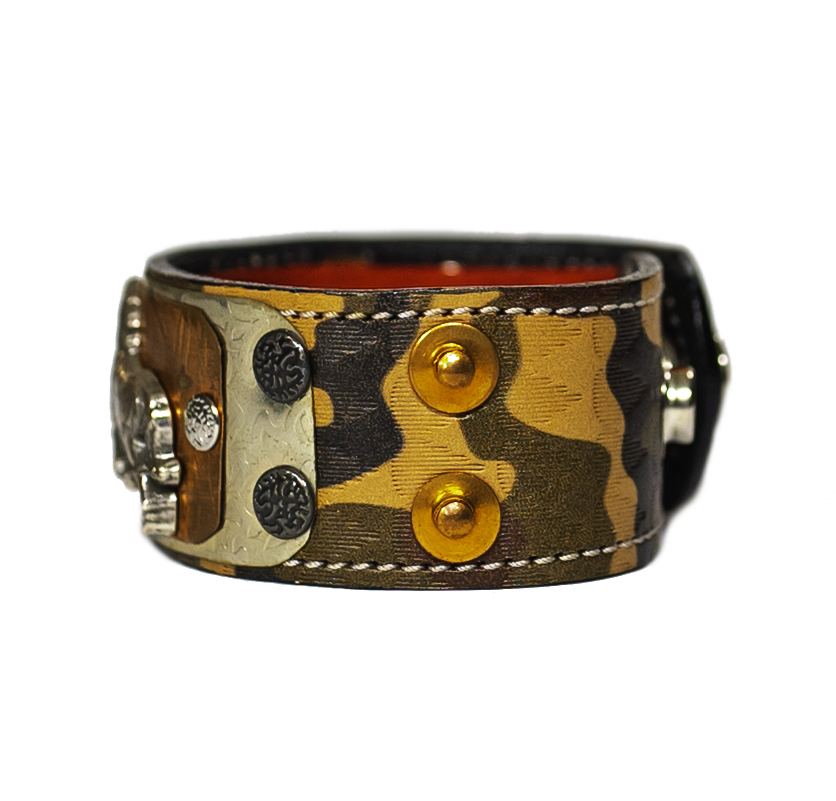 The Steed Camo Leather left side