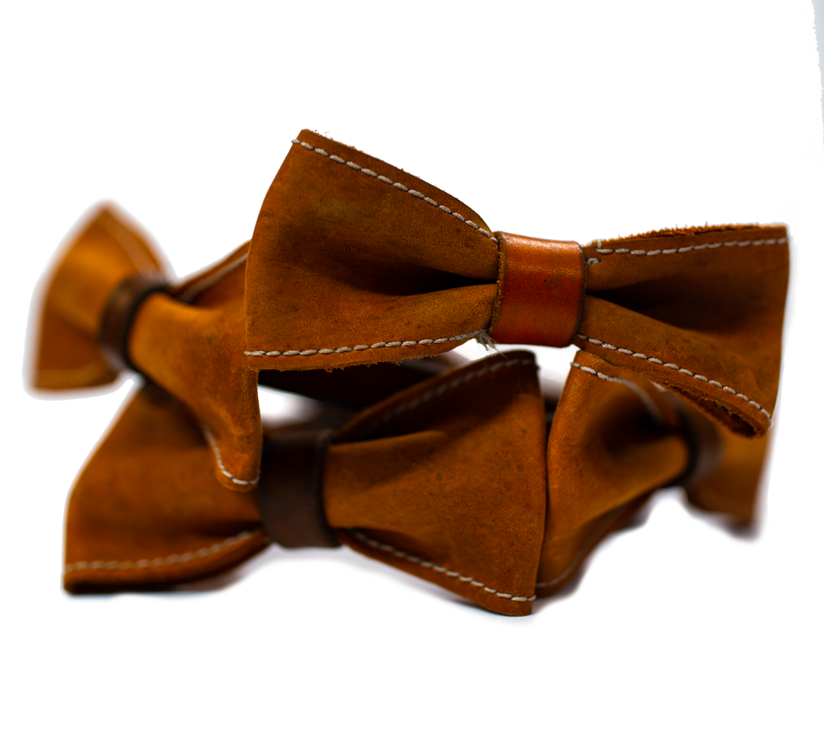 Leather Bowties - couple