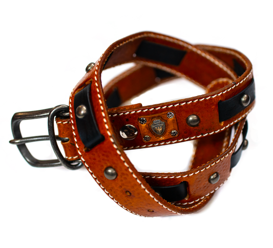 Brown Leather Belt - Image #2