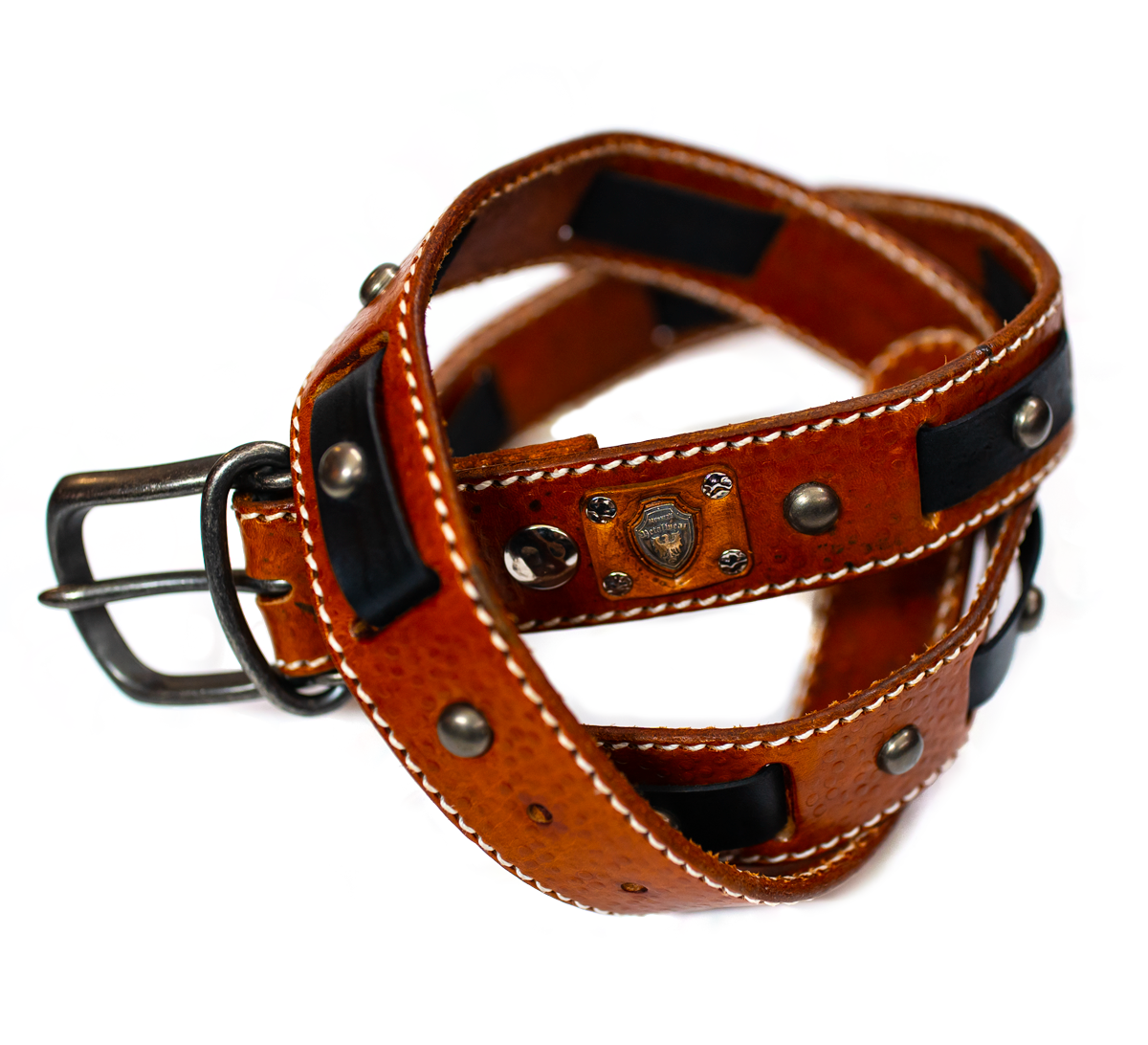 Brown Leather Belt - Image #2