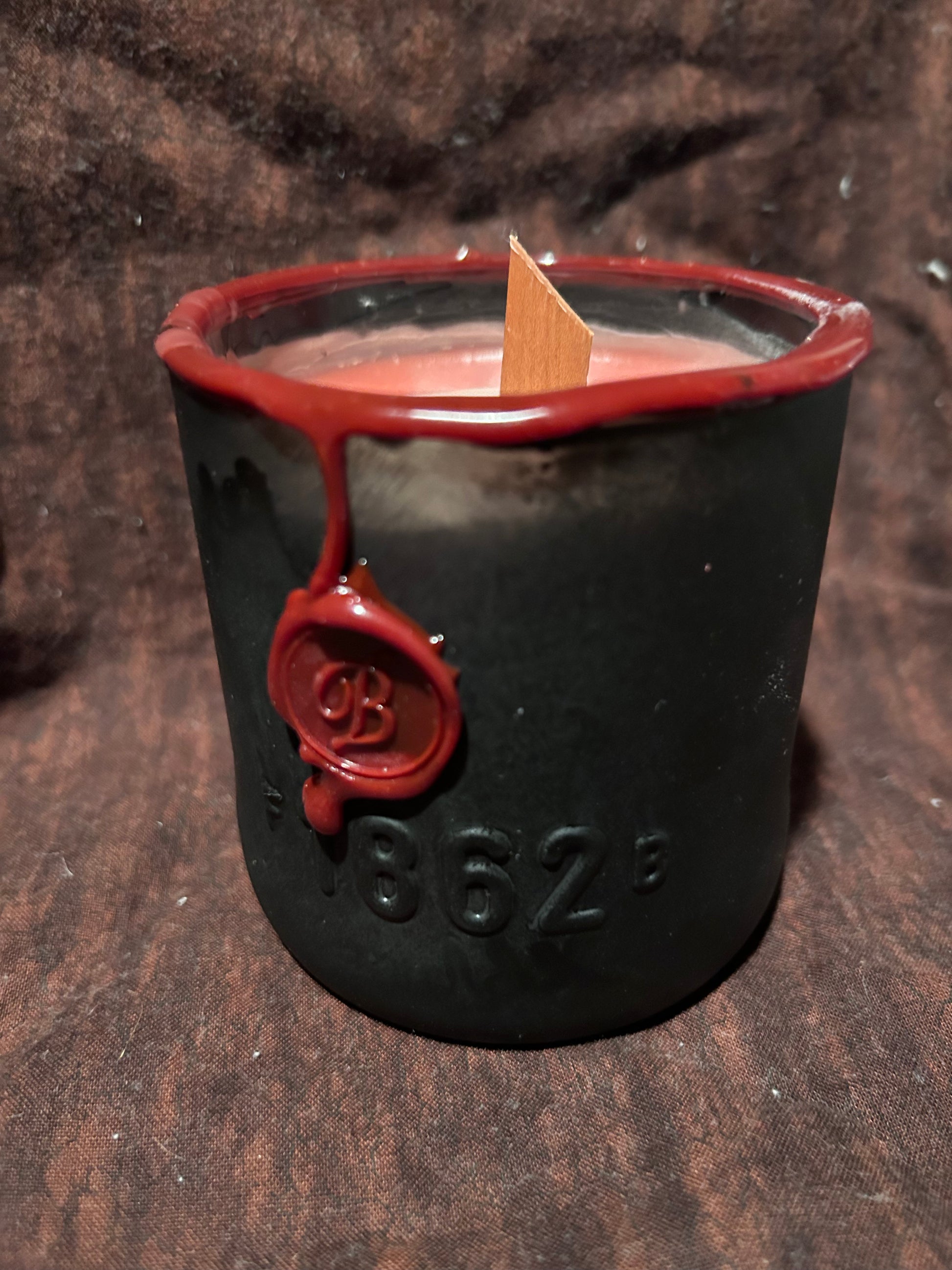 Rustic Leather Scented Candle
