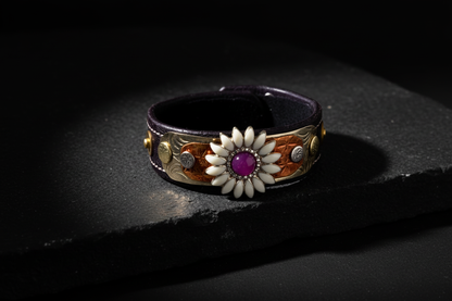 The Maiden Purple Leather