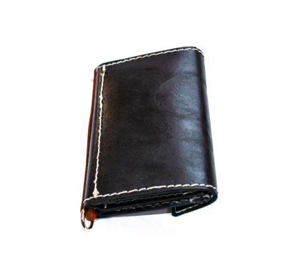 Black Leather Wallet - back 