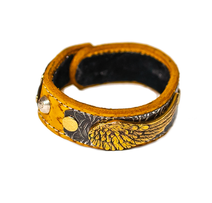 The Angel Wing Leather Band